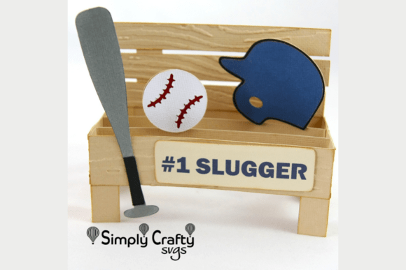 Crafting a Personalized Baseball Bench Box Card with SVG Precision