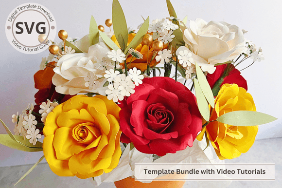 Crafting Timeless Elegance: A Comprehensive Guide to the Paper Flower Rose Potted Bundle