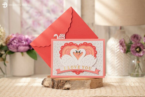 Creating a Timeless Valentine’s Gift with the Swan Song Card SVG