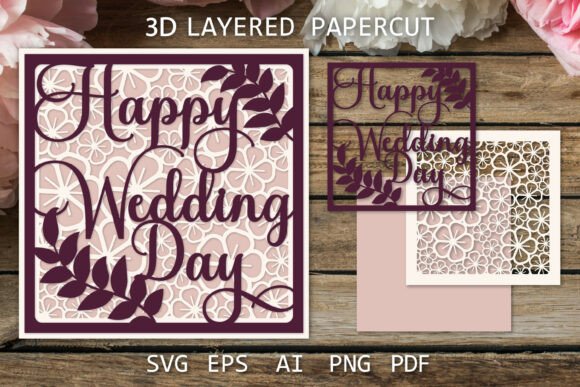Creating Memorable Keepsakes with Wedding Card SVG and Paper Cut Wedding Card Designs
