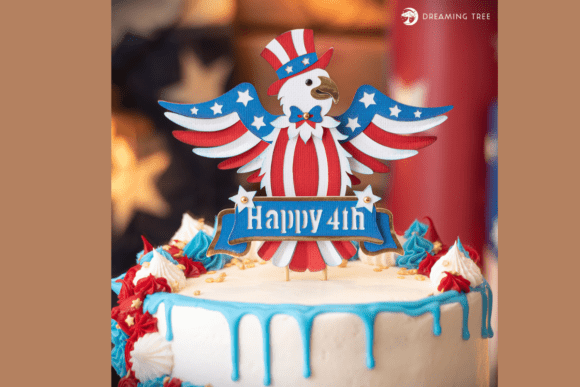 Eagle Cake Topper SVG Design Guide