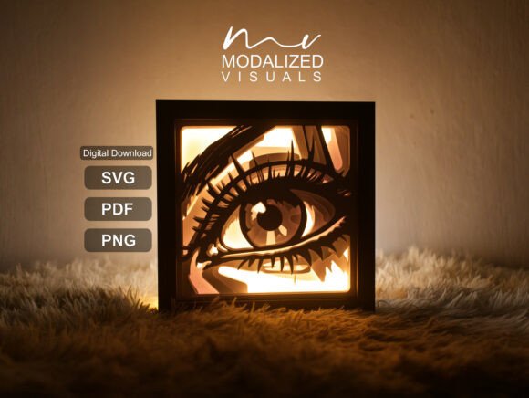 Elevate Depth with Eye Portrait Lightboxes