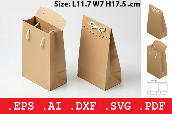 Elevate Your Brand with a Scalloped Edge Handle Paper Gift Bag