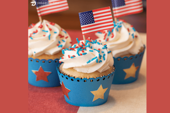 Elevating Independence Day Desserts with the 4th of July Cupcake Wrapper SVG