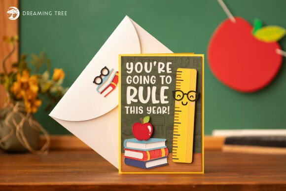 Measure Up Card SVG: A Cheerful Back-to-School Project