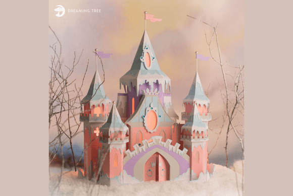 Winterland Castle SVG: A Guide to Crafting Enchanting 3D Paper Decor